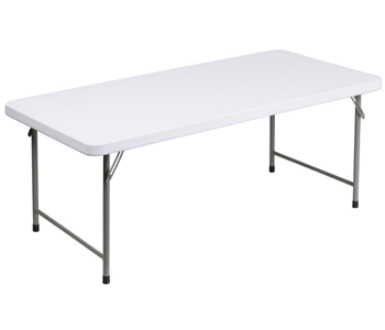 plastic rectangular table